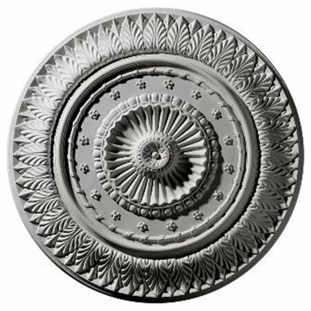 DWELLINGDESIGNS 26.62 in. OD Architectural Christopher Ceiling Medallion DW3487264